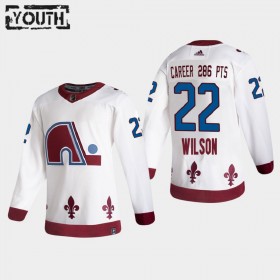 Colorado Avalanche Colin Wilson 22 2020-21 Reverse Retro Authentic Shirt - Kinderen